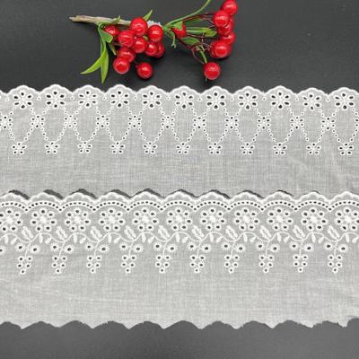 Renda de algodão elegante com cores de estrela, renda larga, renda vazada, acessórios de renda, renda de algodão faça você mesmo, tecidos de algodão, artesanato, fitas