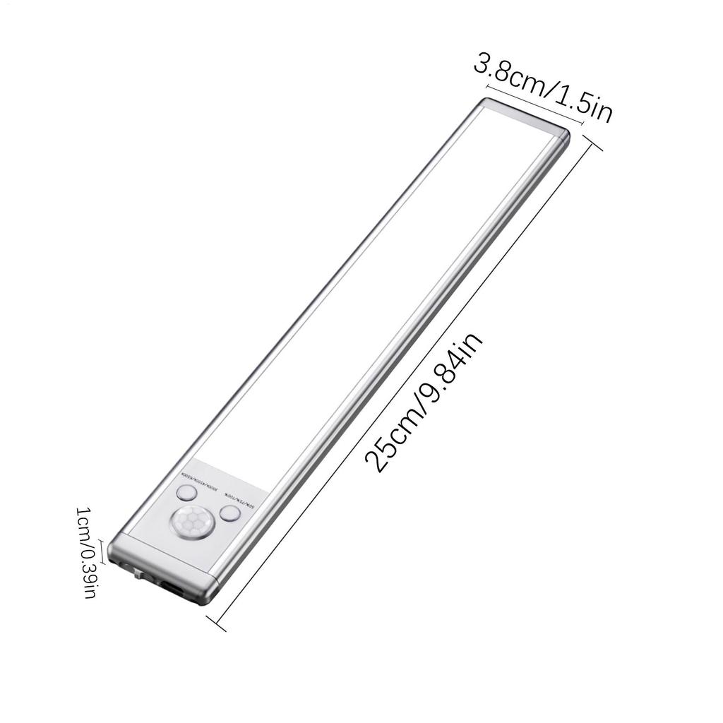 Indoor Motion Sensor Light 3 Color Temperature Adjustable Lighting Closet Lights Motion Sensored For Family Friend Elderly Kids
