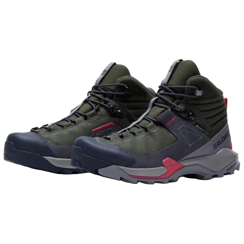 SALOMON X Ultra Alpine GTX Vestibilità Comoda Scarpe da Escursionismo Mid Scarpe da Escursionismo Donna Verde Oliva L47855100