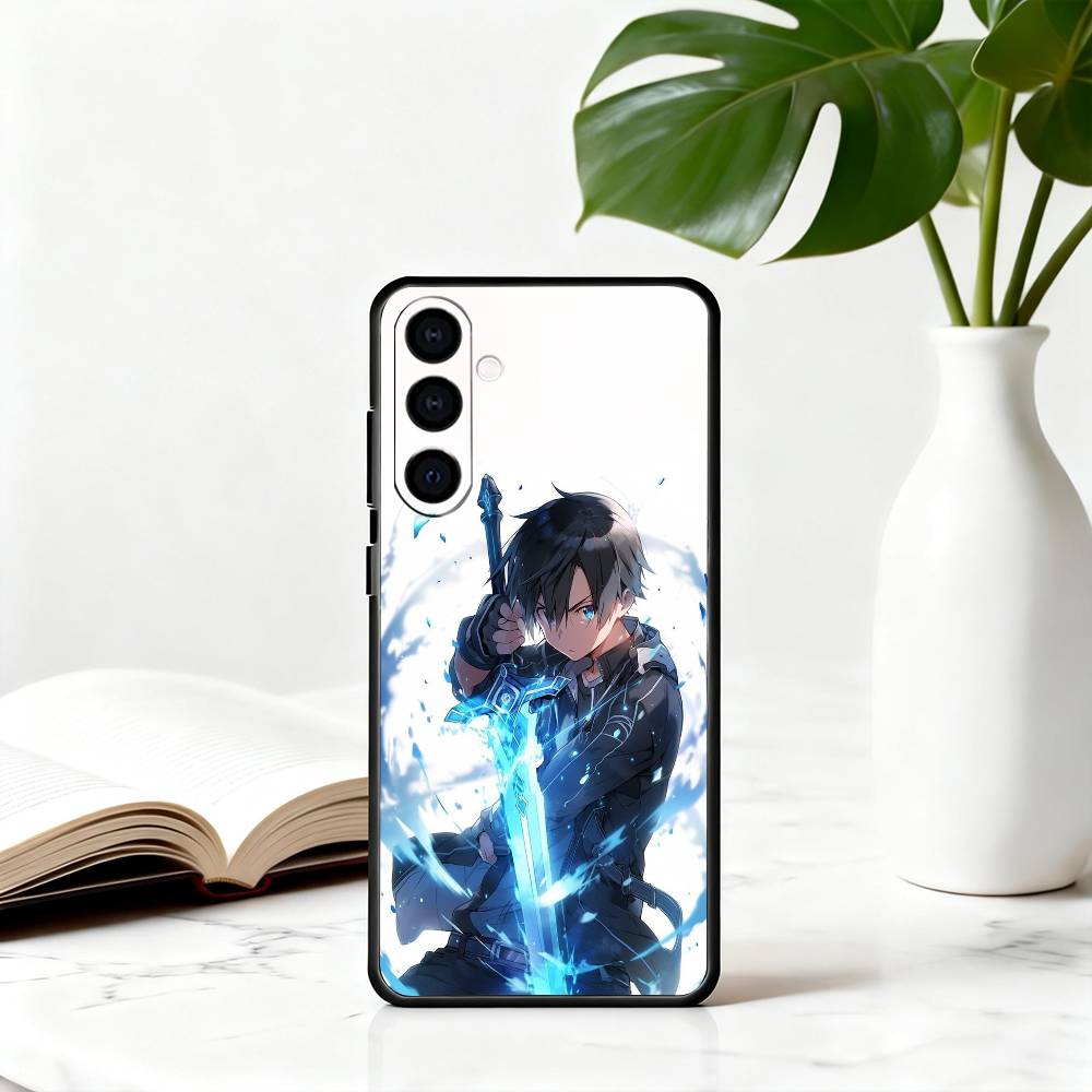 

Sword Art Online K-Kazuto K-Kirigaya-ES Phone Case For Samsung Galaxy A73,A72,A71,A70,A53,A52,A51,Others Soft Black Cover Samsung a12