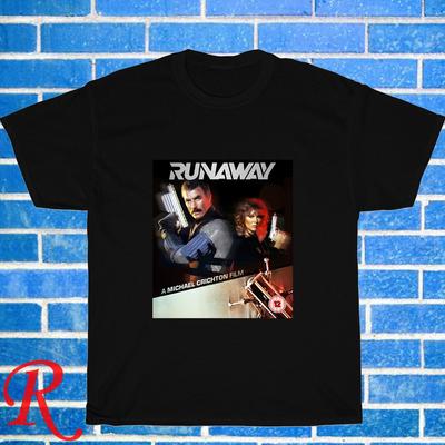 Nuovo!  T-shirt Unisex Runaway Retro Action Movie Nero Grigio Blu Navy Bianco Taglia S-5XL