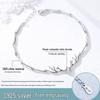 S925 Sterling Silver Deer Antler Bracelet for Women - Valentine's Day Gift for Girlfriend