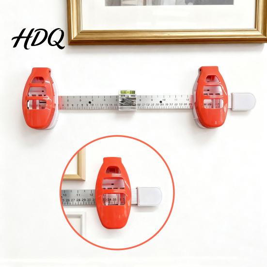Mirror Hanging Tool with Level Picture Level Photo Frame Leveling Tool Damage-free Hanger Precision Wall Mount Guide for Frames Artwork
