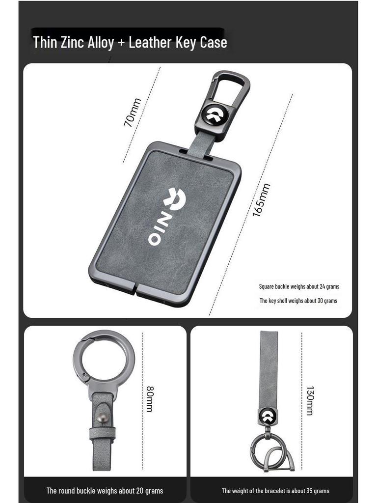 NIO Autoschlüsselhülle für ES6/ES8/EC6/EC7/ET5/ET7/ES7 Modelle
