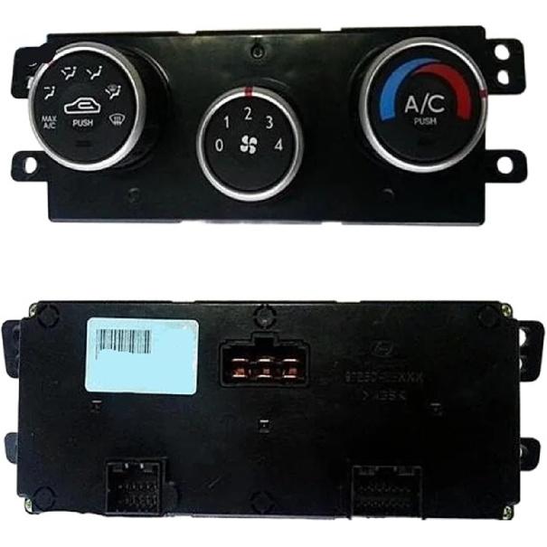 Car Heater Contro Air Conditioning Controller Compatible for Tucson Manual Air Conditioning Switch for Hyundai Heater Climate Control (Color : 2, Silver
