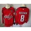 Ice Hockey Jersey Mens Team USA Capitals Embroidered Training Sports Uniform