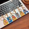 Creative Swimming Keychain Anti-scratch Pool Key Ring 1 PCS Lightweight Pendant for Car Key Bag Summer Party Gift
