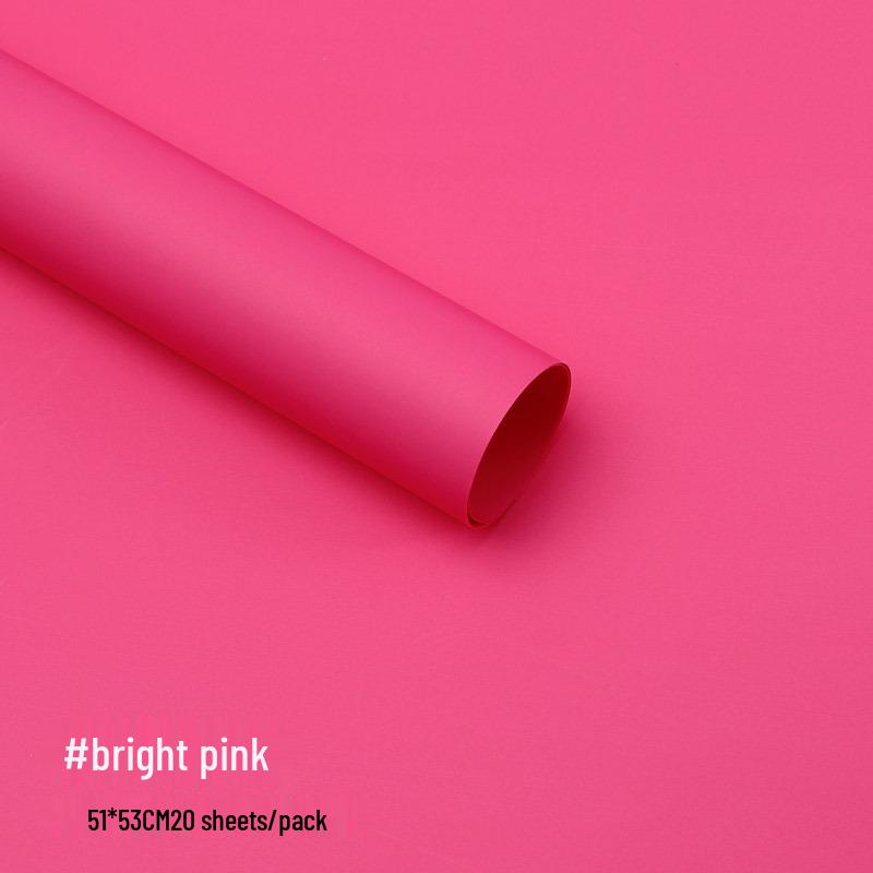 Extra Thick 8.5 Silk HD Morning Mist Matte Waterproof Florist Paper for Fresh Flower Wrapping