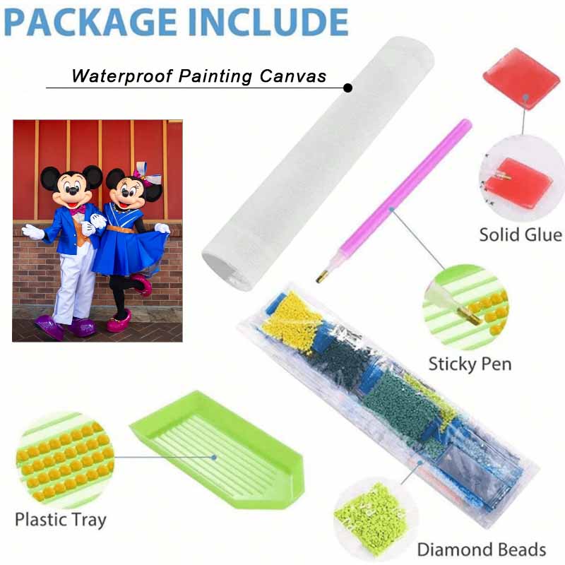 Disney Diamond Art Painting Mickey Minnie Home Wall Decor Crafts Adult/Beginner Gift Creative DecorIdeas