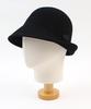 Yunibeosyeolkemiseuteuli French Wool Black Cloche Hat