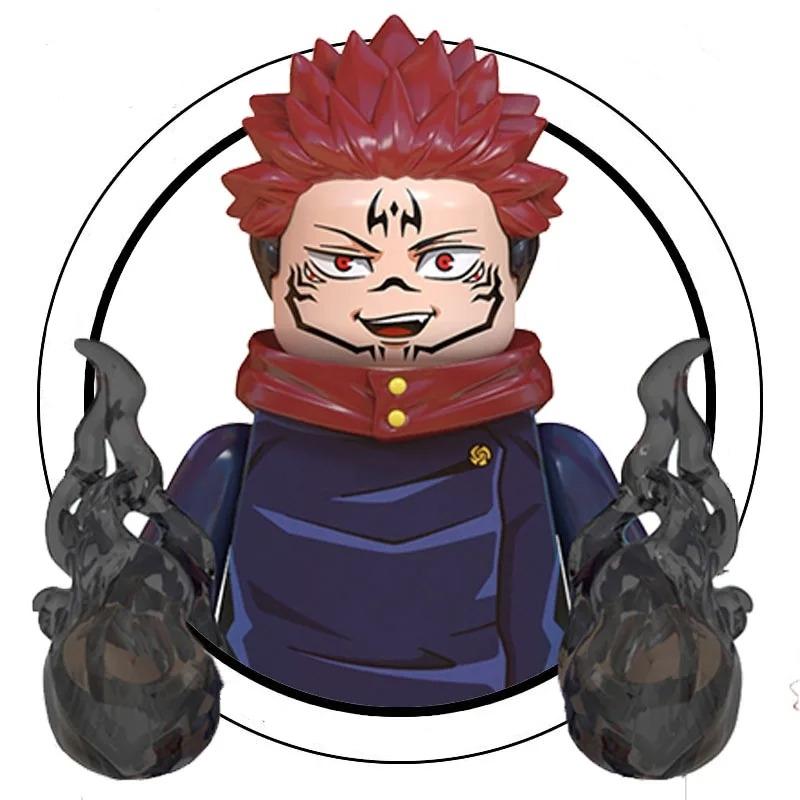 WM6202 WM6201 WM6200 WM6140 WM6139 Jujutsu Kaisen Byggeklosser Mini Actionfigur Itadori Yuji Gojo Satoru Ryomen Gaver Leker