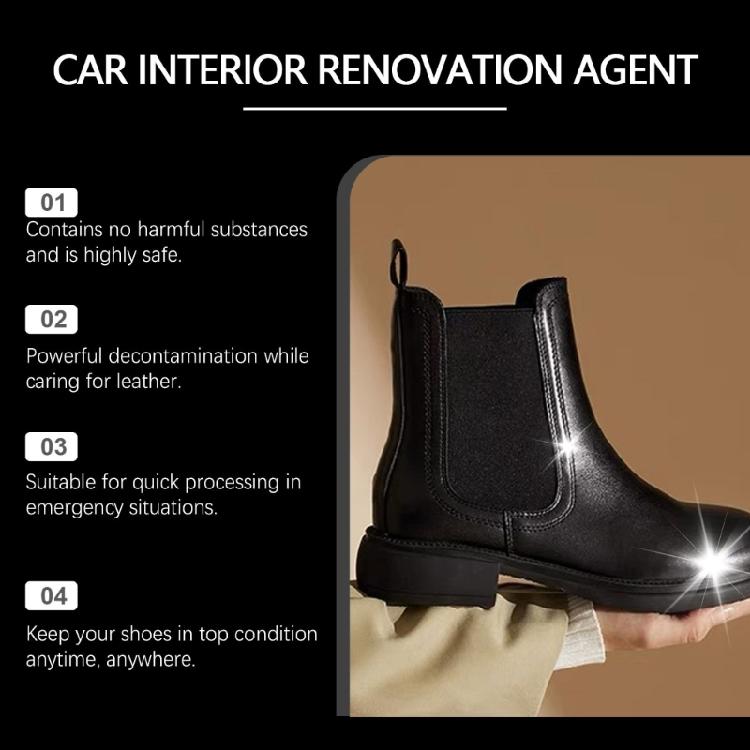 Leather Cleaning Sponge Brush for Shoes, Wax, Maintenance Care, Shine Polish, Artifacts, Cleaner, Shoe Care Tool