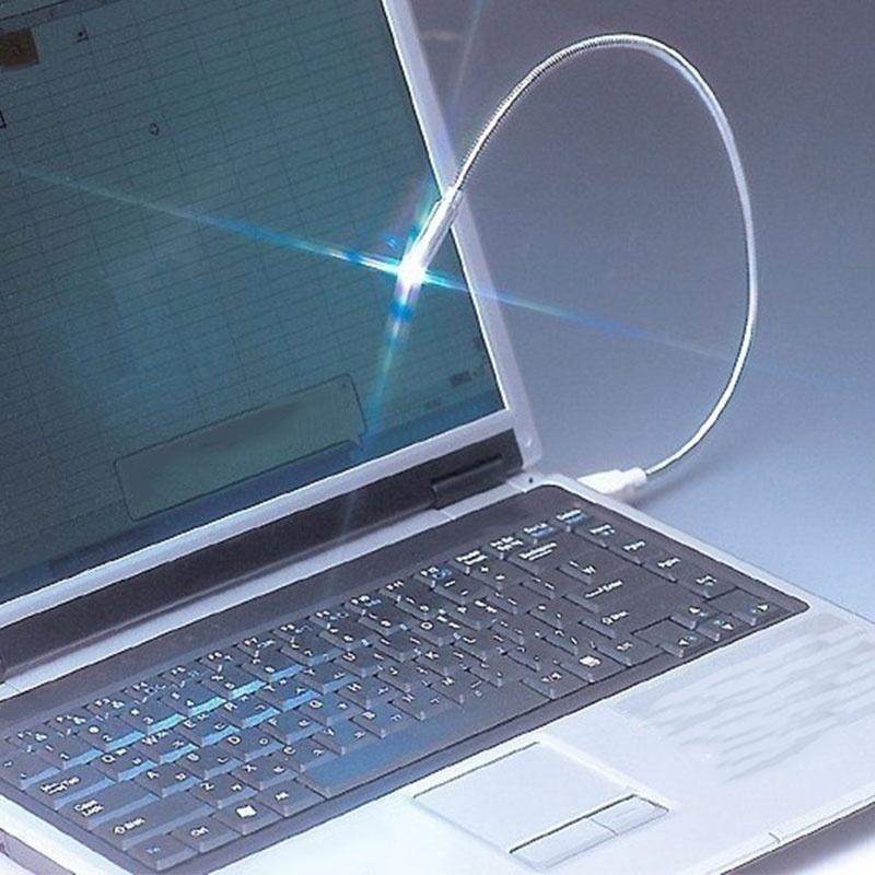 Tragbares Handliches LED-Licht Verstellbare USB-Lampe für Laptop Notebook PC Computer