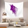Rainbow Unicorn Pattern Tapestry Office Living Room Tapestry Home Wall Decoration Tapestry