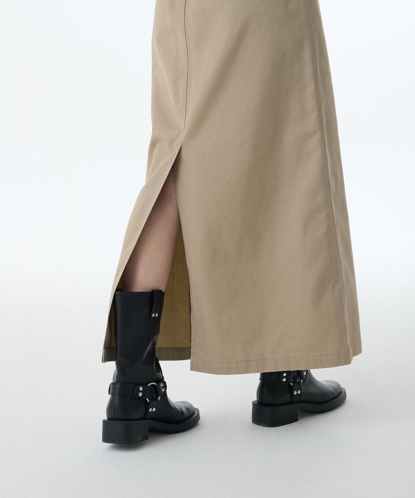 Musinsa Standard Woman Women'S Cp Maxi Skirt [Beige]