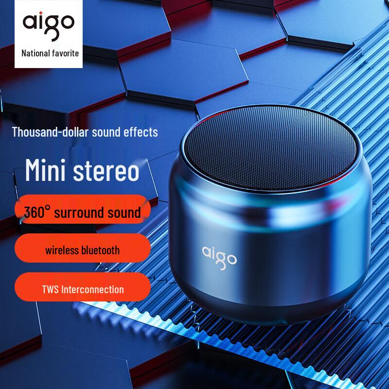 Aigo T98 Portable Wireless Bluetooth Speaker CN plug (adapter included)