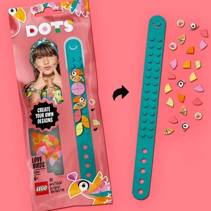 LEGO® DOTS Le bracelet Oiseaux amoureux