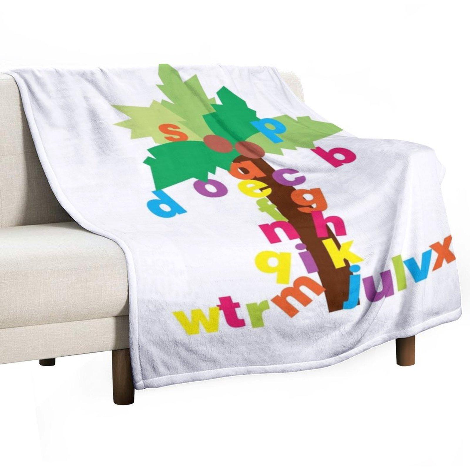 Chicka Chicka Boom Boom. Throw Blanket Fashion Sofas Luxury St Personalized Gift Tourist Blankets 30x40in
