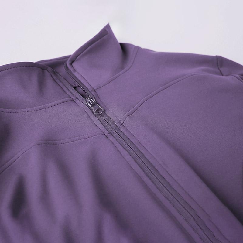 Zipper Women Yoga Shirt Long Sleeve Fitness Sports Gym Top Running T-Shirt Workout Sportswear