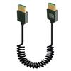 8K Ultra HD HDMI-Compatible To HDMI-Compatible Coiled Cable 8K@60Hz 4K@120Hz Extension Converter for Camera/Camcorder/PC/Monitor