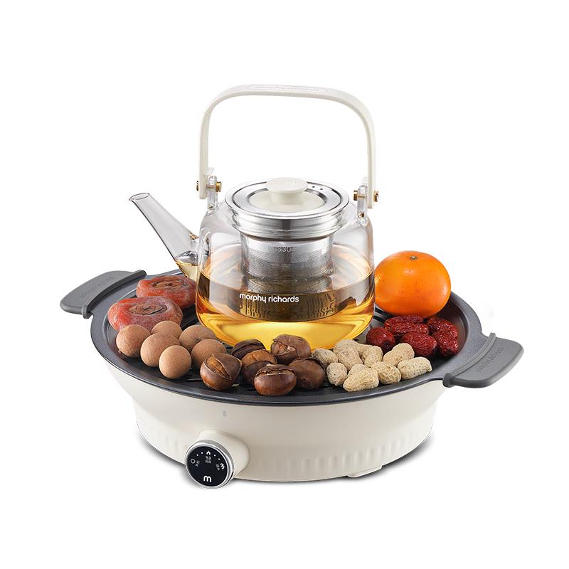 Morphy Richards Multi-functional Electric Ceramic Tea & Health Pot CN plug (adapter included)