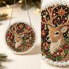 Acrylic Rhinestone Pendant Christmas Craft Set Single Sided Drill Hanging Decor Kit Diy Festival Gifts