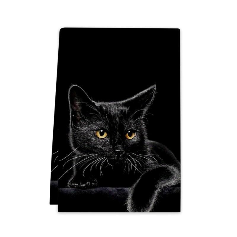 Microfiber Kitchen Towel Dishcloth Cleaning Cloth Washing Dishes Countertop Wiping Non Scratch Absorbent Multi Use Household Utility