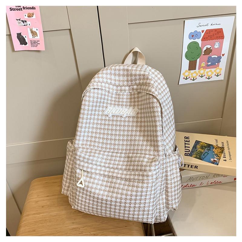 

Новый клетчатый осенне-зимний рюкзак для отдыха Новый рюкзак Большая вместимость школьный дорожный рюкзак