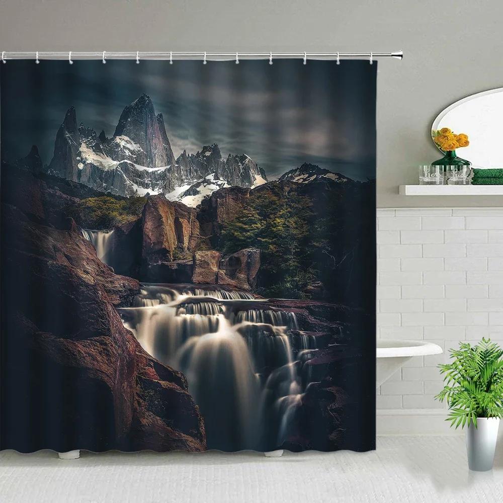 

Forest Pathway Print Water-Resistant And Mildew-Resistant Shower Curtain With Nature-Inspired Design For Serene Bathroom Decor W60H190(CM)-1 Pcs