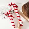 Candy Cane Christmas Tree Large Decoration Red White Velvet Lollipop Ball Pendant Luxury Hanging 2026 Xmas New Year Party Decors