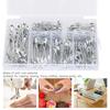 250pcs 6 Sizes Safety Pins metal Assorted Safety Pins Durable Sewing Pins  Clothes Accessories