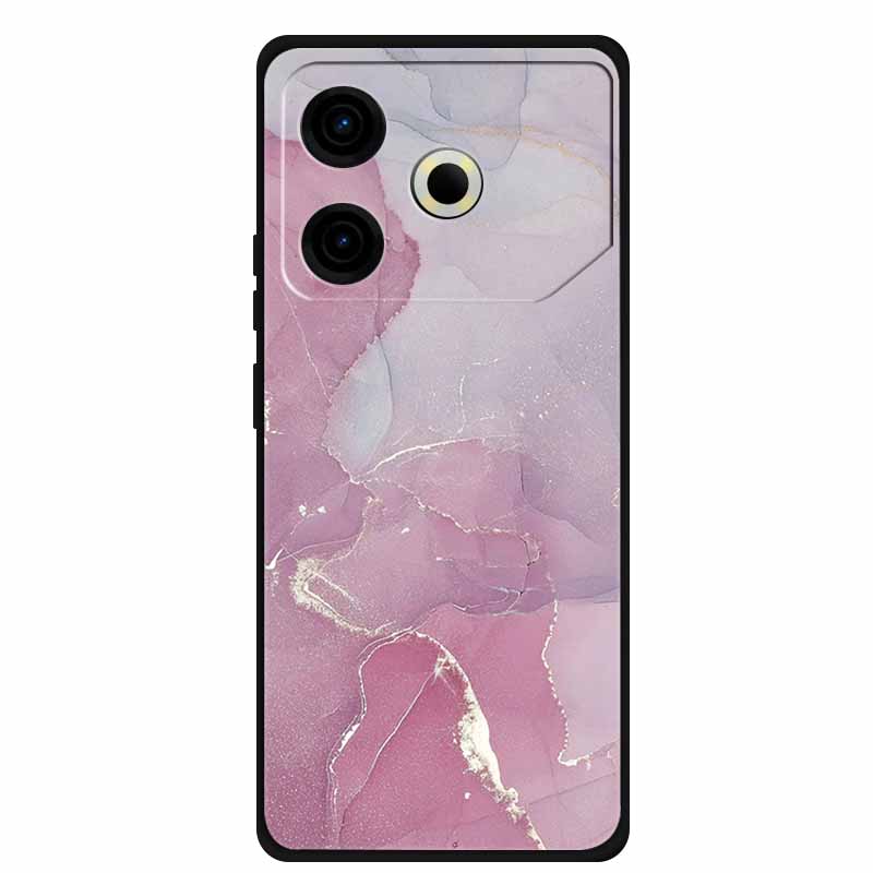 Phone Case For Tecno Pova6 Neo TPU Back Coque for Pova 6 Neo Marble Colour Soft Cover Protective Funda Luxury Silicone Shell
