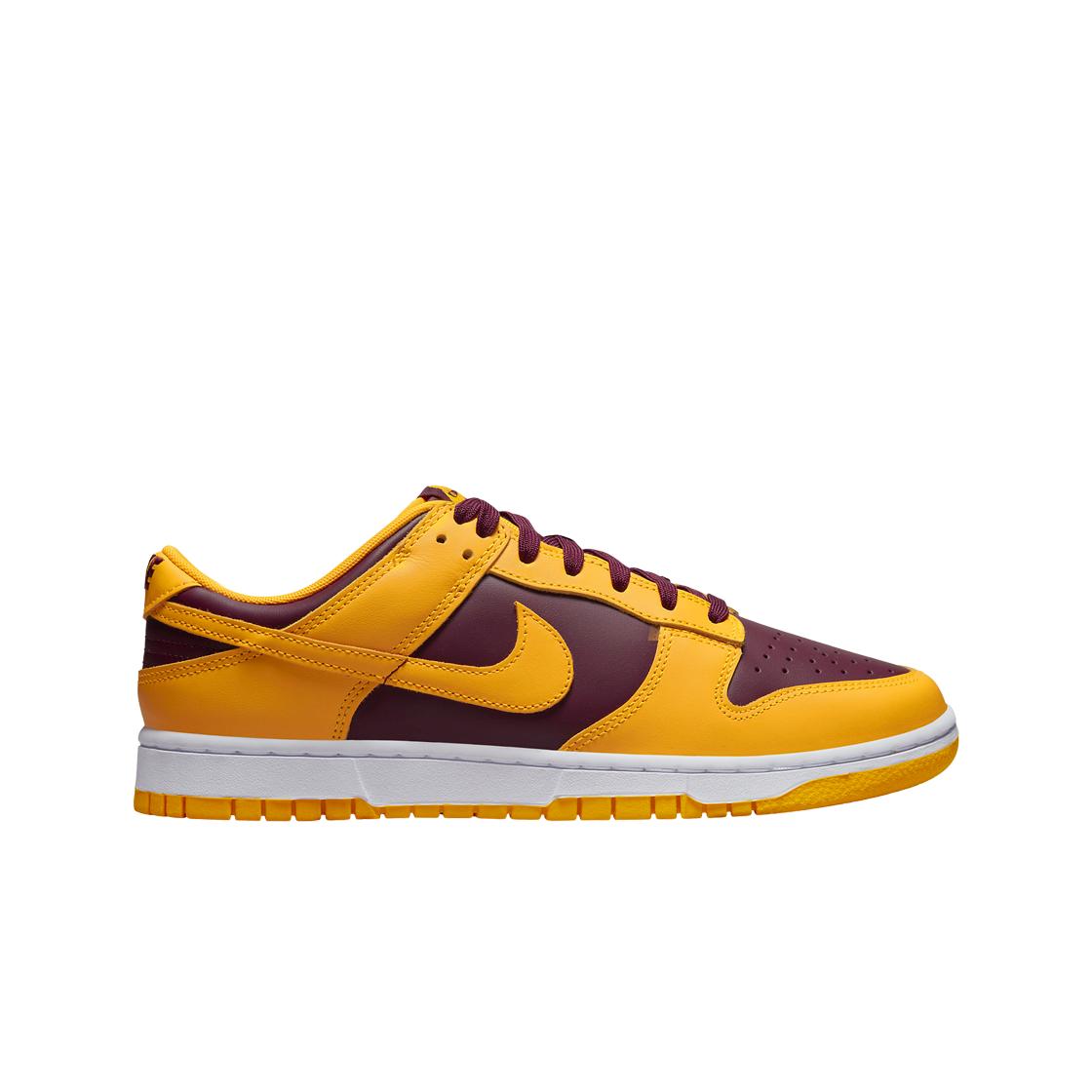 

Мужские кроссовки Nike Dunk Low University Gold и Deep Maroon DD1391-702