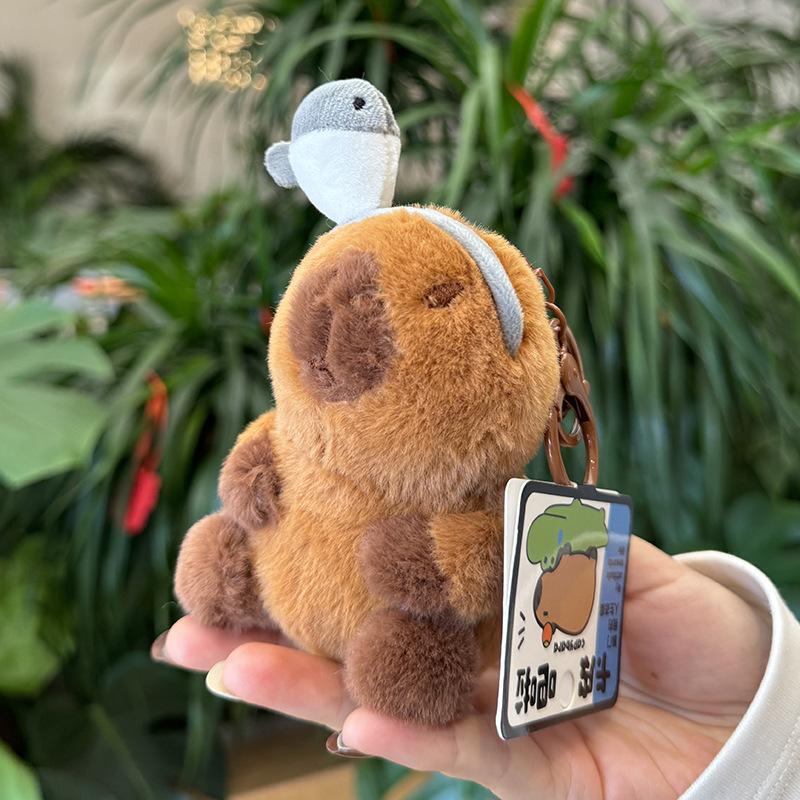 Kapibara Puppe Capybara Plüschtiere Kinder Jungen und Mädchen Rotznasenbär Puppen Hässlich Süße Puppe Geburtstagsgeschenk