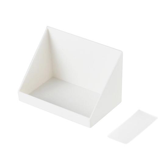 

1/2/3 шт. настенный органайзер для хранения вещей прозрачный ящик для хранения прочный несущий легко устанавливаемый органайзер для полок в ванной комнате 1pc белый