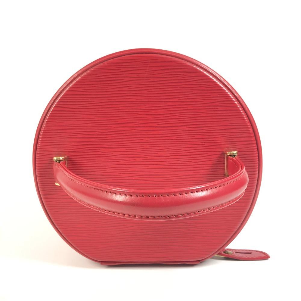 Louis Vuitton M48037 Epi Cannes Vanity bag Hand Bag Epi Leather Castilian Red
