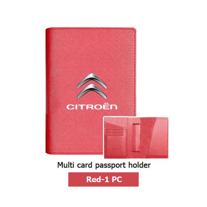 

Passport Holder Case Multi Functional ID Card Bank Card Travel For Citroen C5 C1 C2 C6 C4L DS3 DS4 DS5 C-Elysee Grand Berlingo