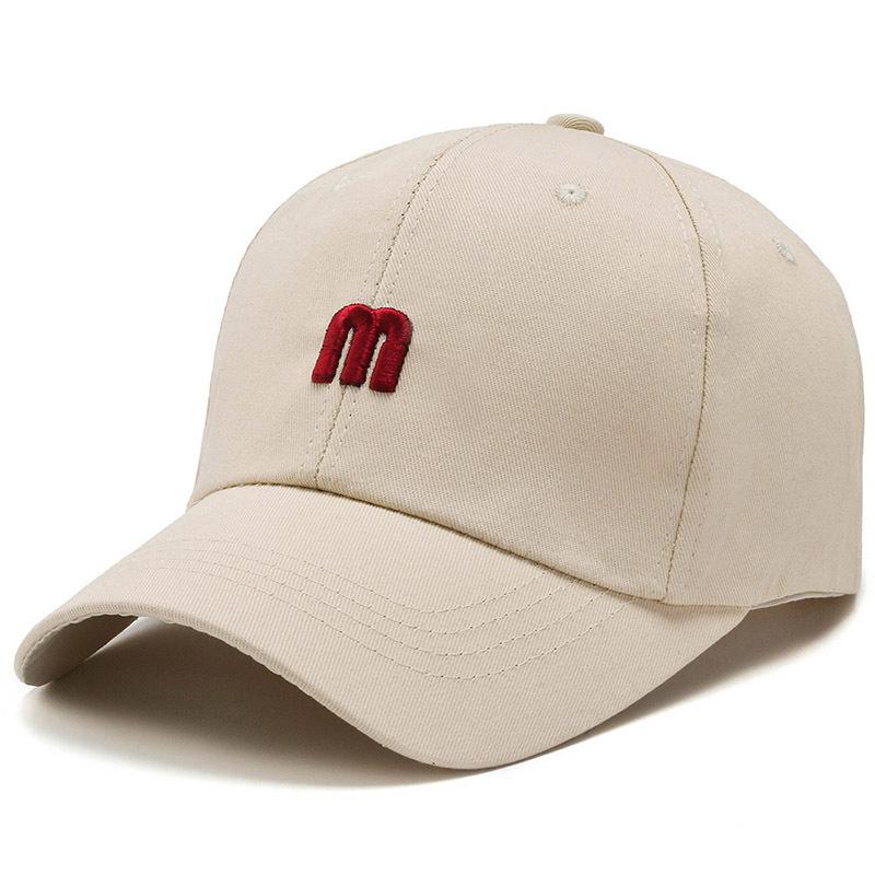 Spring and Autumn New Cap Letter Embroidery Baseball Cap Small M Standard Korean Version Fashion Versatile Men's Hats Women's Hats, Casual Hats