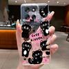 Phone Case For Motorola Moto G56 / Moto G66J / Moto G66Y 5G Butterfly Bow Protective Casing Transparent Soft Silicone TPU Cover