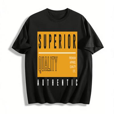 Superior Quality Premium Apparel Casual Versatile Basic Top Pure Cotton T-shirt