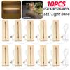 1-10 Stück LED Holz Licht Display Basis Kristall Holz Beleuchteter Sockel Ständer Acryl Lichtplatte Basis für Harz Kunst Lichter Ornament