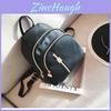 Stylish Women's Urban Chic Nylon Backpack Black Waterproof Lightweight Design