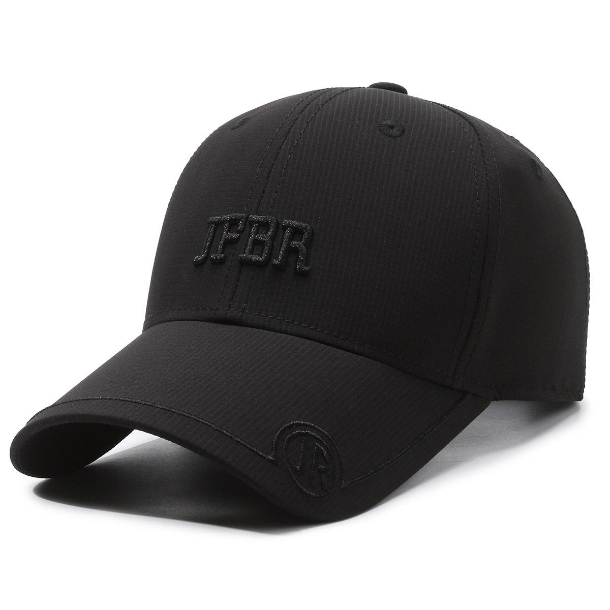 

New Fashionable Embroidered Letter Baseball Cap: Outdoor Sports, Sun Protection, Casual, Versatile, Trendy, All-Season Letter Cap чёрный