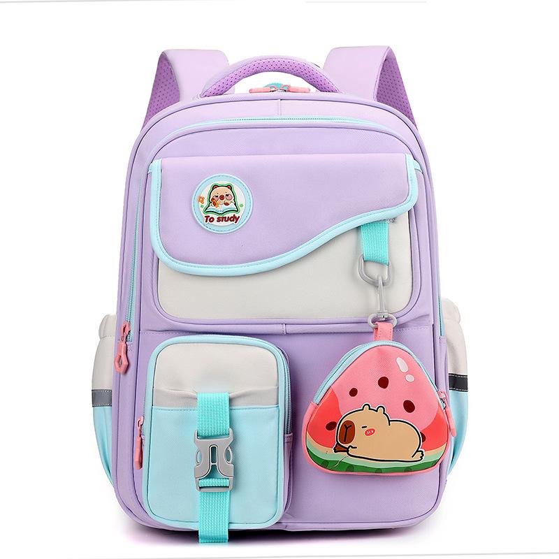 Cute schoolbag primary school students boys and girls large capacity backpack sweet small fresh children's backpack