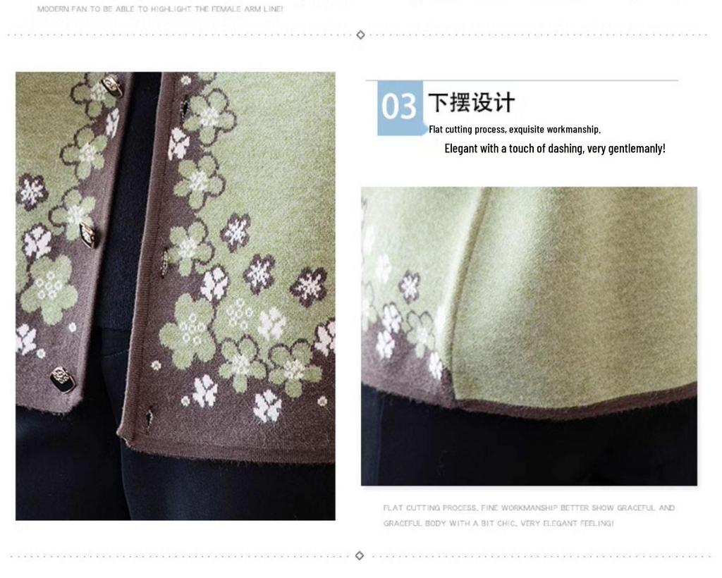 Schicker Frühlings-Herbst-Cardigan: Stilvoller Pullover für Frauen über 50