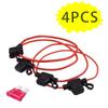 Lots Automotive Mini Waterproof Fuse Holder 14AWG For 2V 30A Car Insert In-Line Fuse Holder Cord Cutting Switch Socket Fuse Holders1