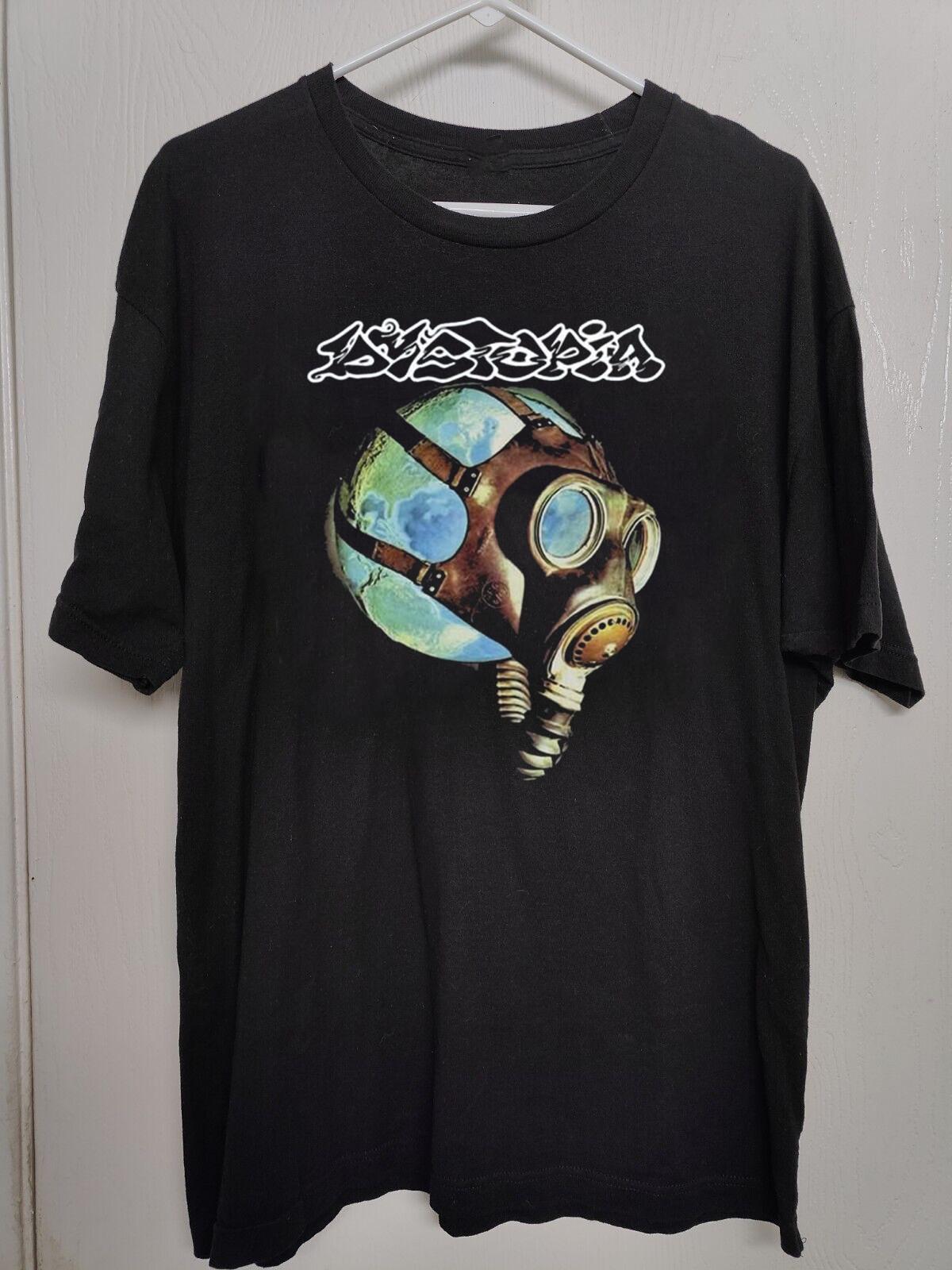 Rare Dystopia Band Short Sleeve Black T Shirt Size S-5XL S