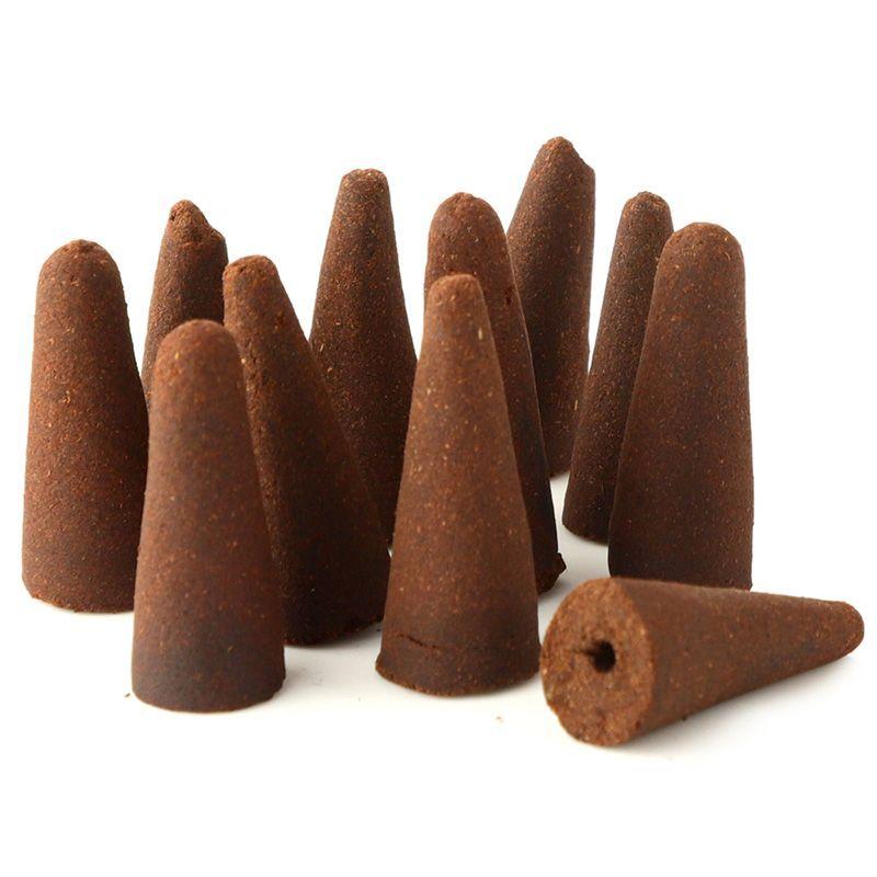 5x Backflow Incense Cones Regal Rose Plant-Based 12 Cones
