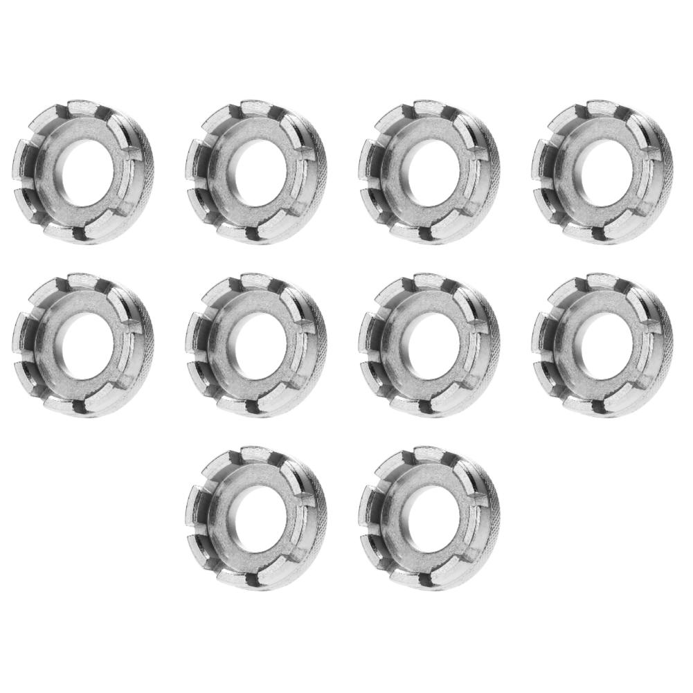 5/10 Pcs Bike Spoke Wrench Hard Steel Bicycle Demolition Axis Repair Tools Wire Adjustment Chrome Plated Spanner Wrench Tools