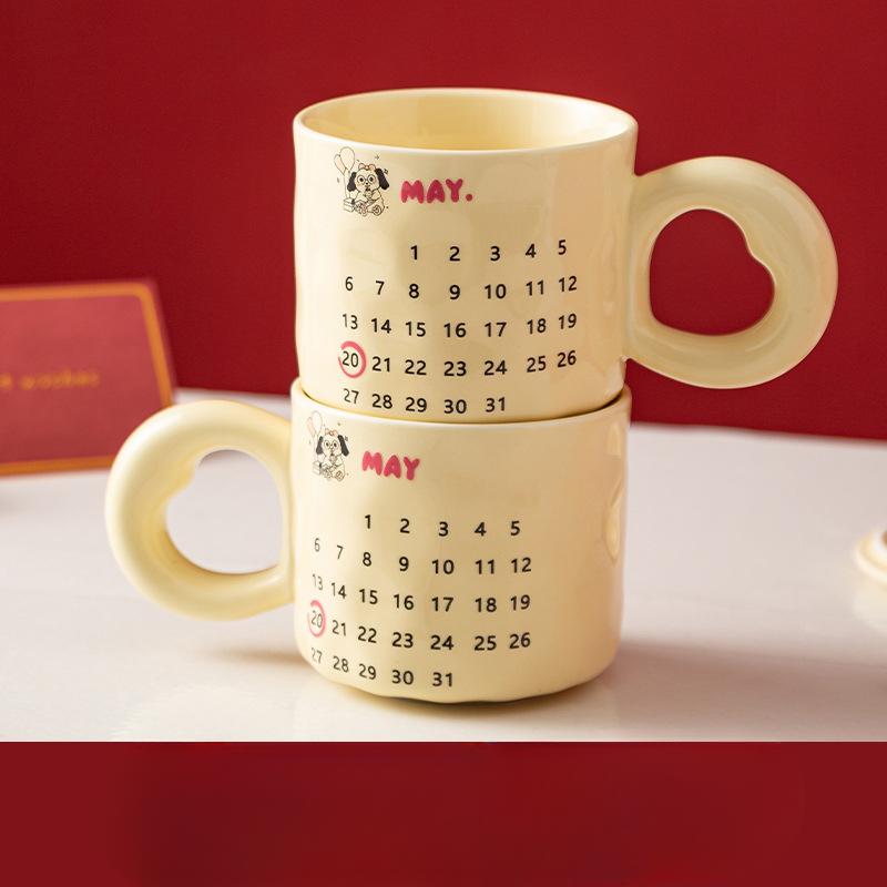 Wedding Wedding Souvenir Practical Small Gift for Girls Ceramic Mug with Lid Water Cup Cup Household Couple Cup